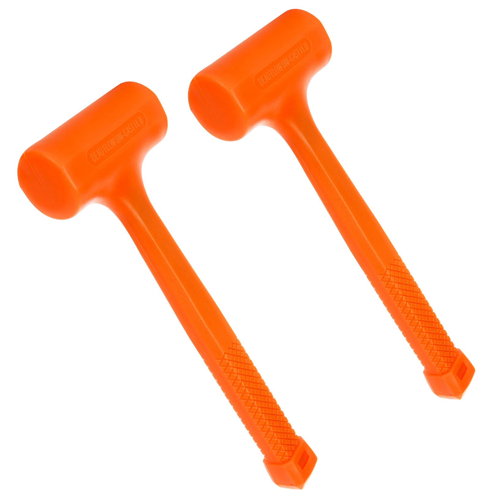 Acrux7 dead blow hammer with 1 lb orange head reduces surface marks during impact