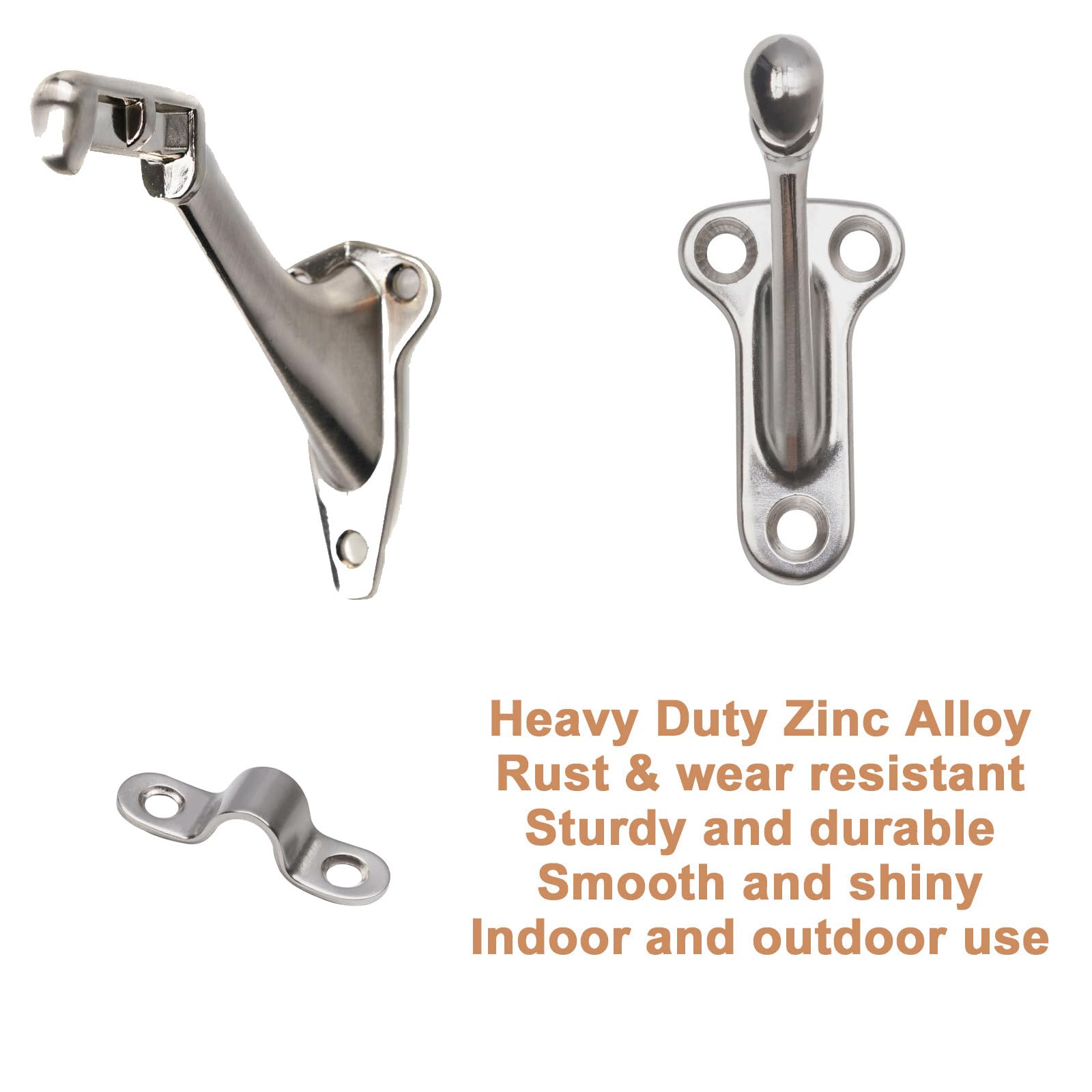 Acrux7 stair rail bracket showing angle adjustment for indoor outdoor use.