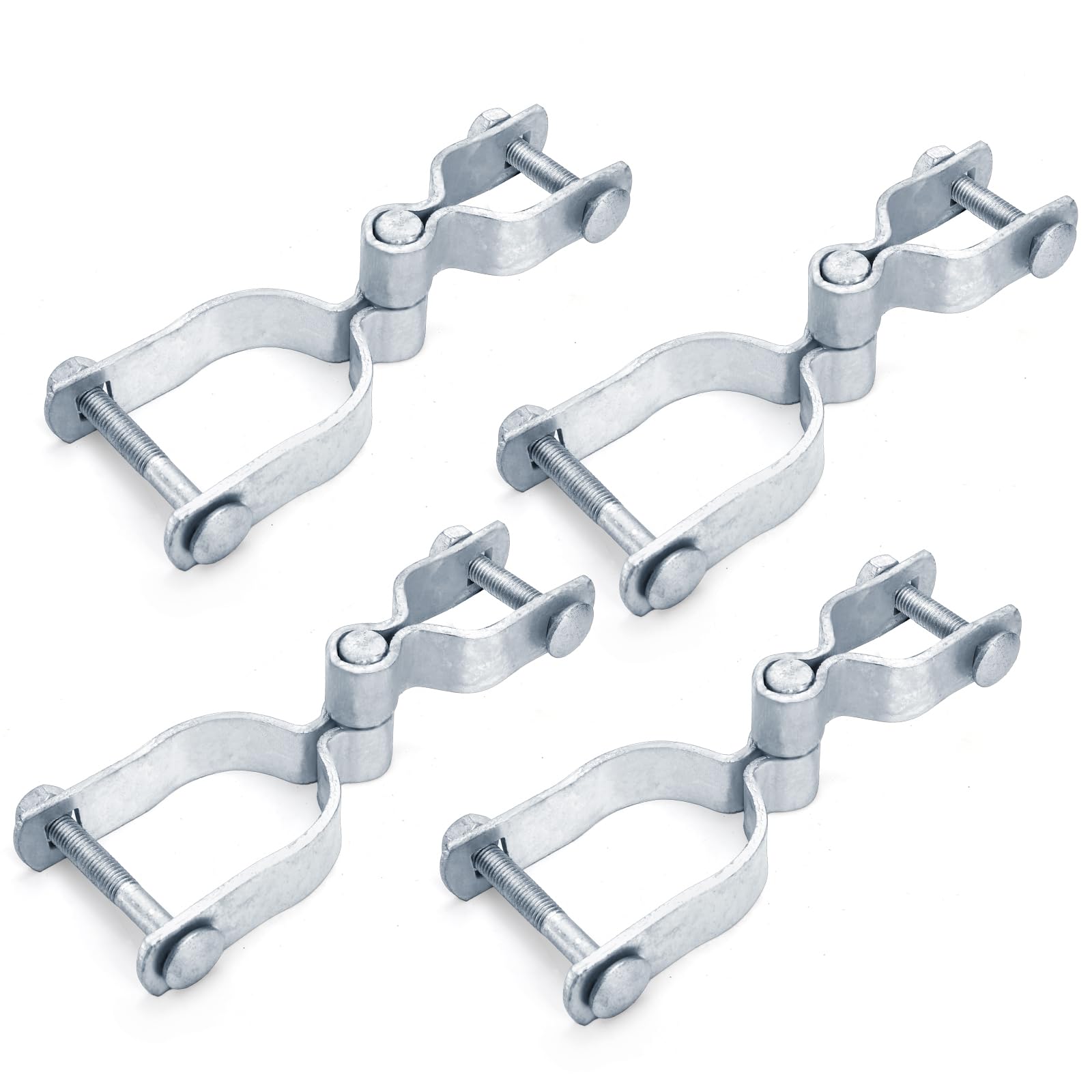 Acshio 4-pack female gate hinges for 1-3/8 inch frames enabling secure connections