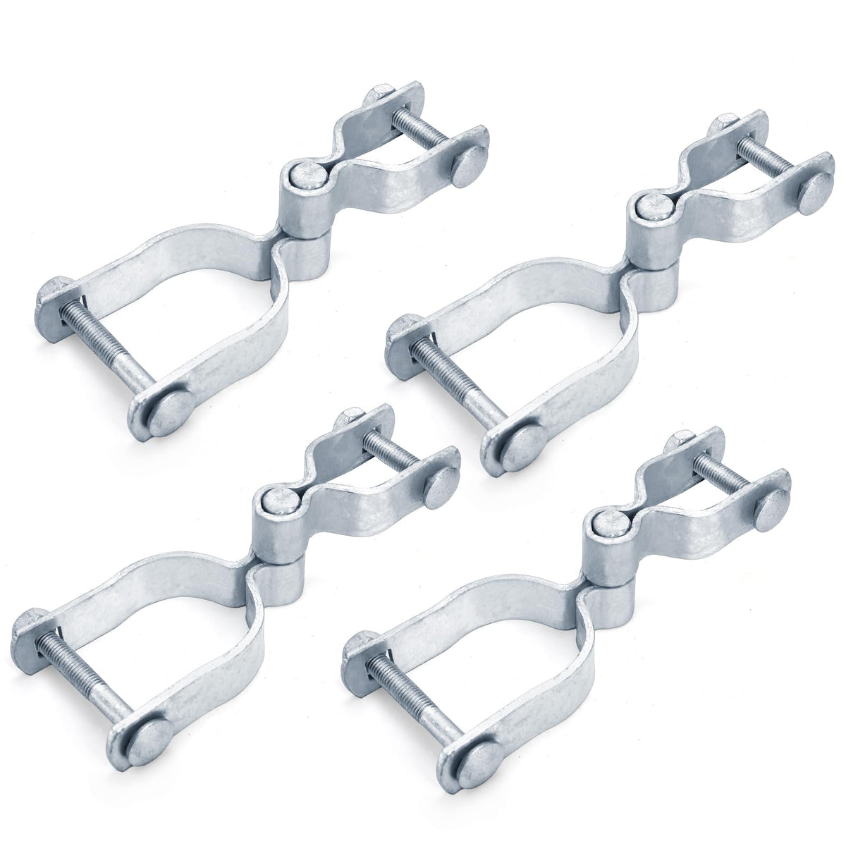 Acshio 4-pack female gate hinges for 1-3/8 inch frames enabling secure connections