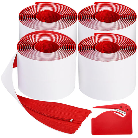 Acshio dust protector zipper roll close-up highlights heavy-duty sealing capability.