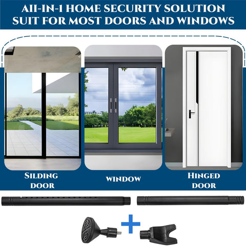 Easy assembly for quick setup and added protection with Acshio security bar.
