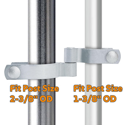 Acshio galvanized steel fence hinges for durable outdoor fencing hardware