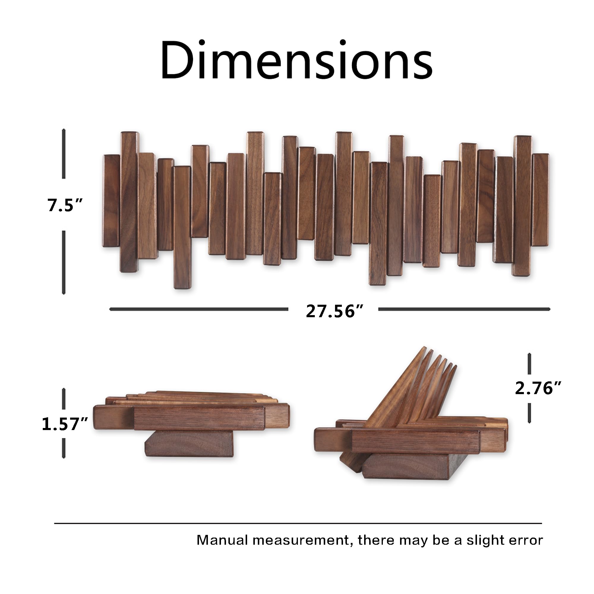 Acsigesn wooden coat rack a gift-worthy home organization piece.