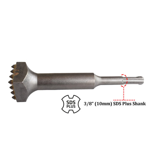 ACTINTOOL 16 carbide teeth close-up for aggressive patch prep