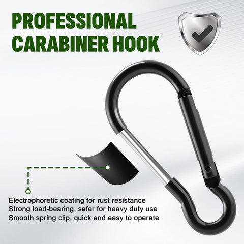 Actmuen black bungee cords with rust-resistant hooks stay durable outdoors.