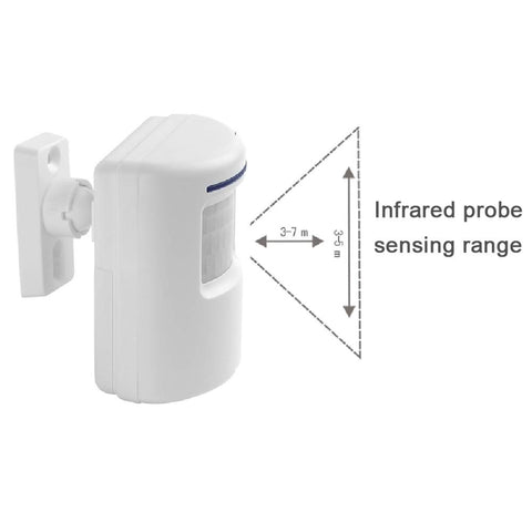 Actpe driveway alert range 100m helps monitor activity from inside your space.