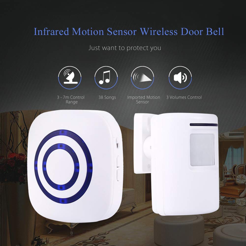 Actpe outdoor doorbell kit installation is easy and wire-free.