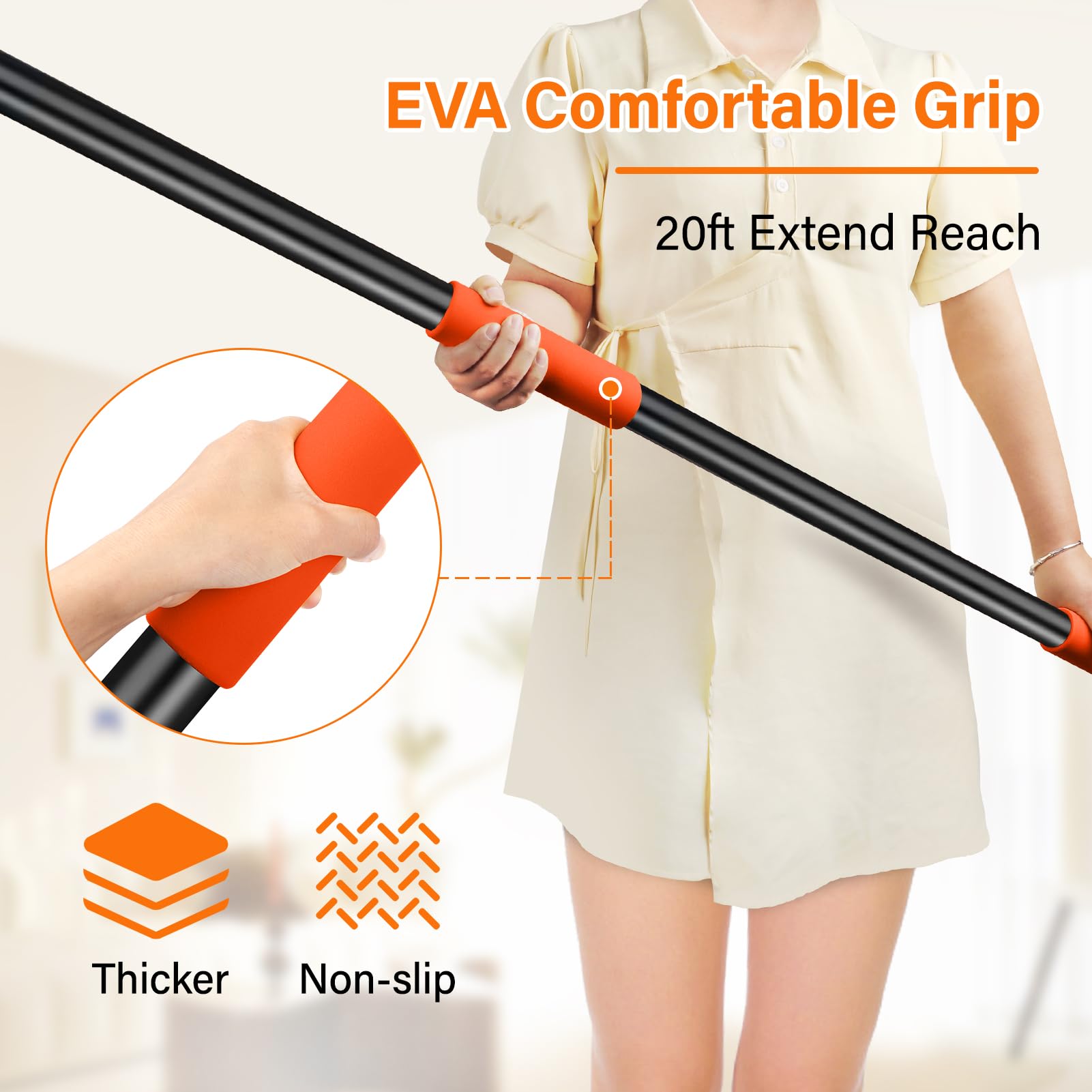 ACTREY ACME-thread head works with multiple accessories for flexible lighting tasks.