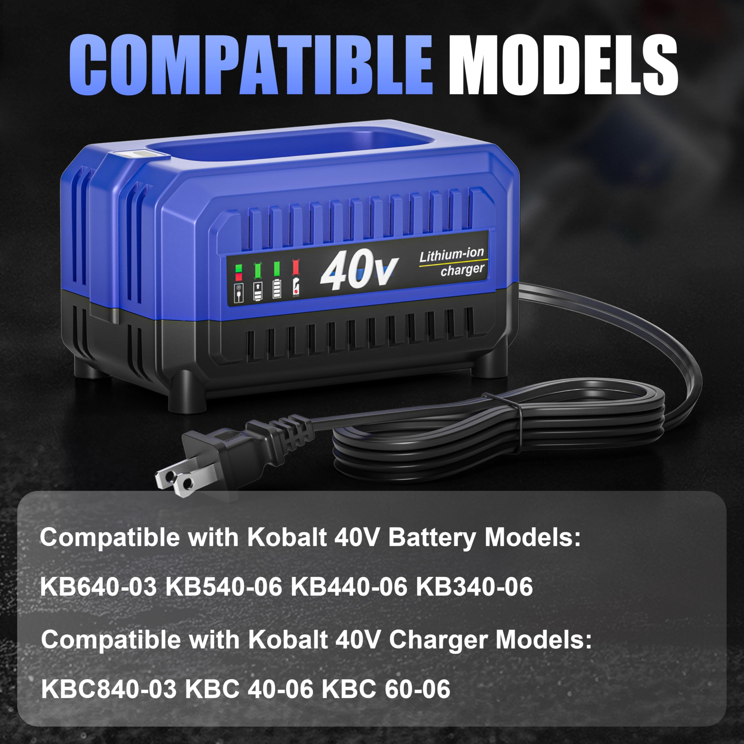 ActZone compact charger fits neatly on a shed bench for easy access.