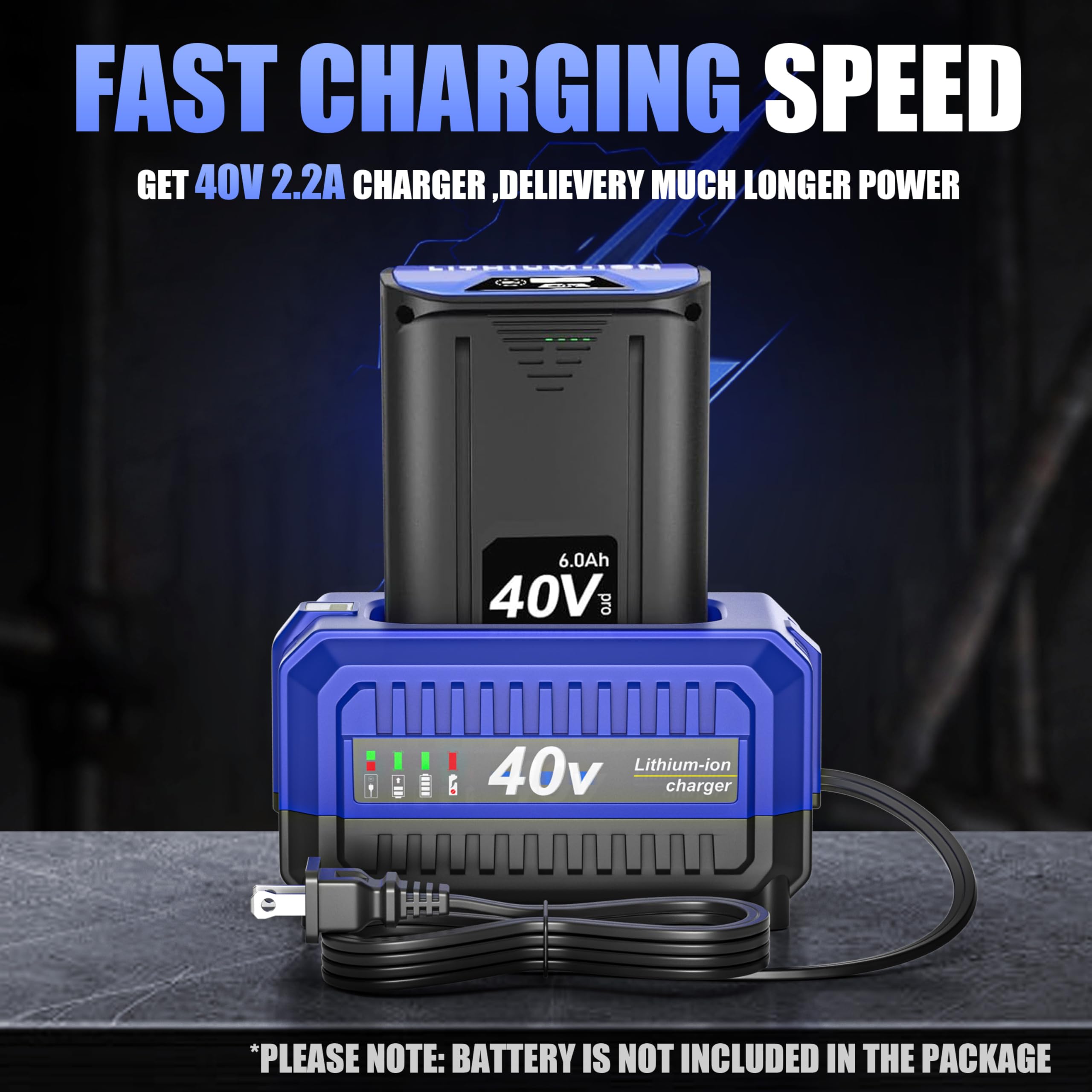 ActZone rapid 42V output supports quick runtime when yard work calls.