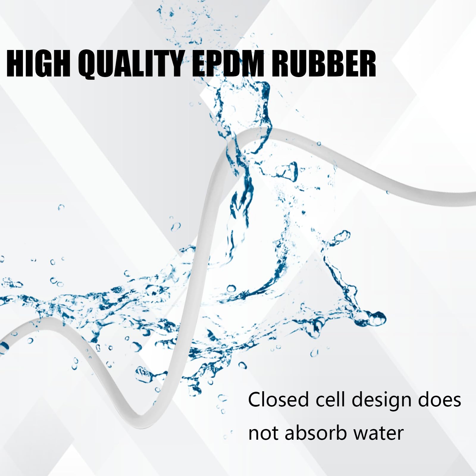 Easy-cut visualization of Acuteye backer rod lengths for precise gap filling.