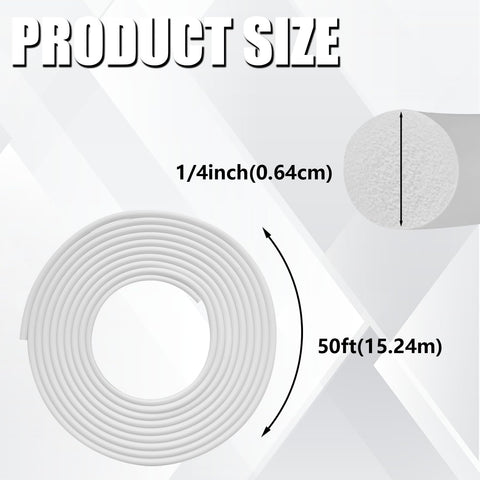 Acuteye EPDM backer rod close-up shows durable, weatherproof material for long-lasting seals.