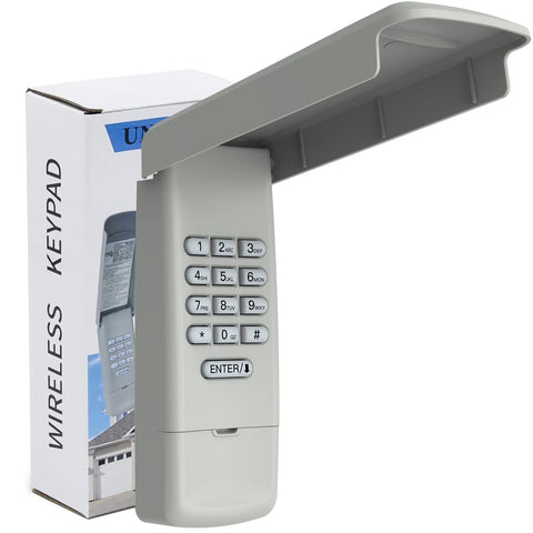 Acvoce universal garage keypad close-up with backlit keys for easy entry