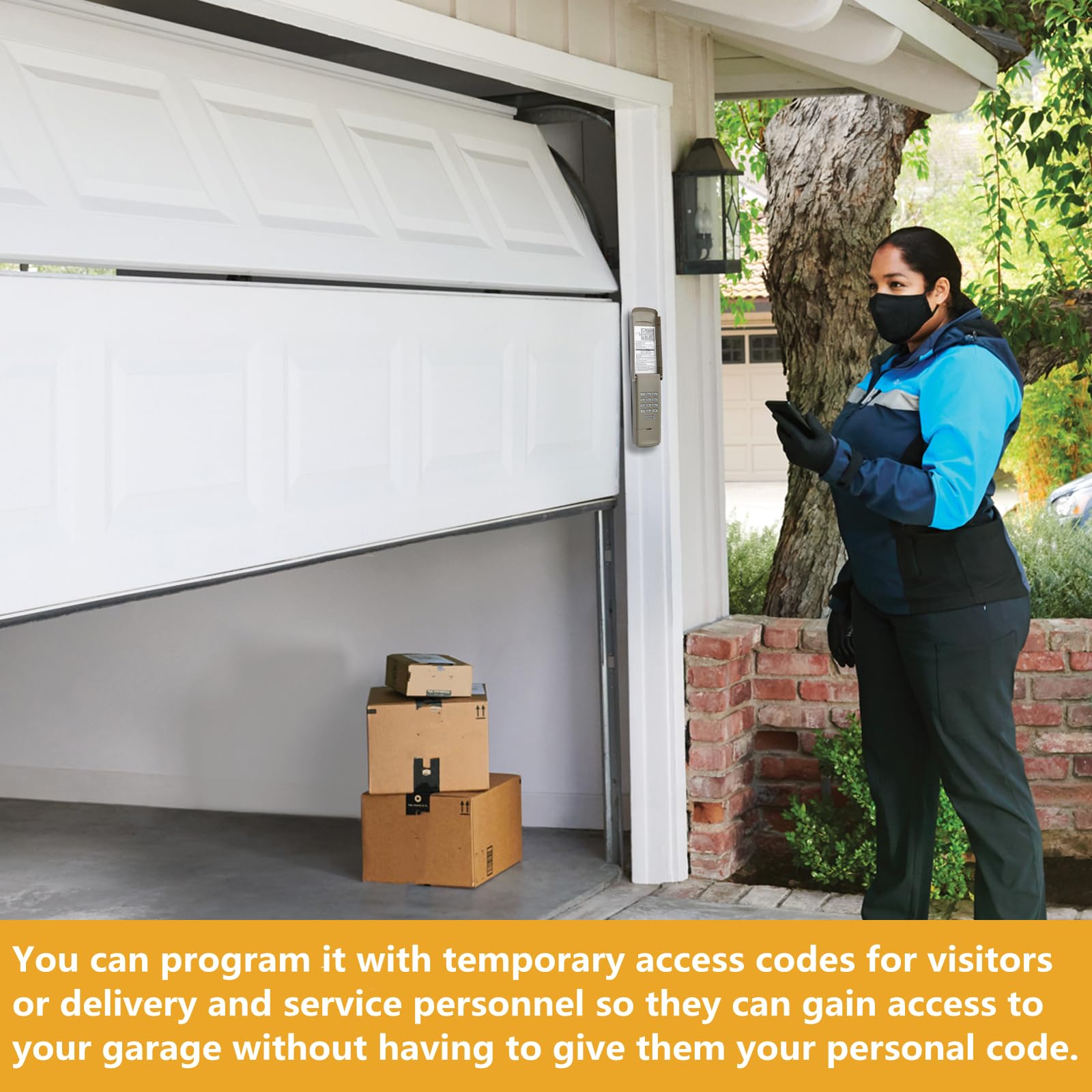 Acvoce weather-protected outdoor keypad designed for durable outdoor use