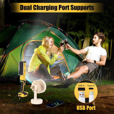 ACVSDB dual-port power bank function can charge two devices simultaneously