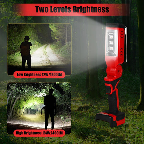 ACVSDB folding 180-degree design enables precise light direction.