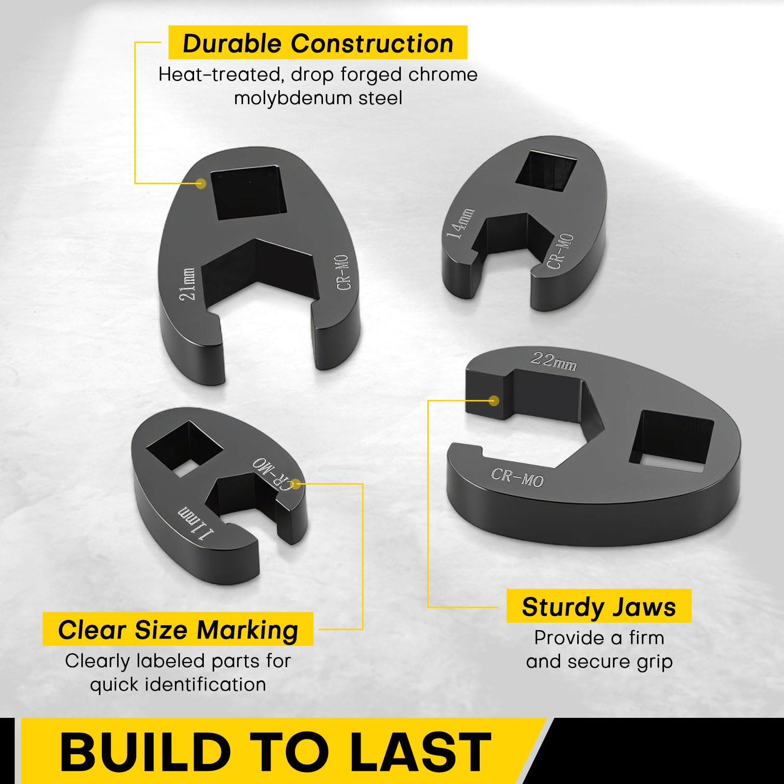 Acymner crowfoot flare-nut wrench 10mm improves access on vehicles
