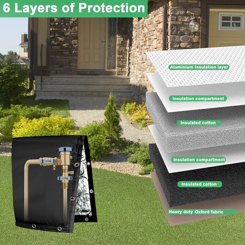 Close-up of Adamoss cover showing the 6-layer insulation design