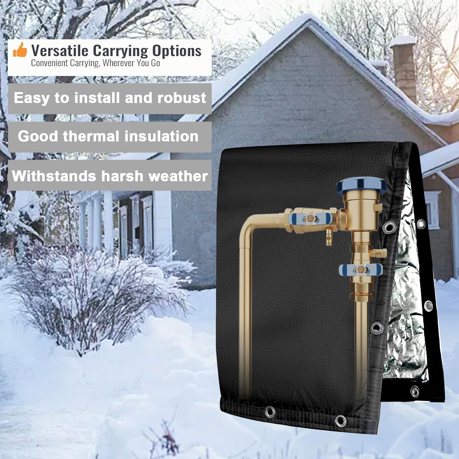 Durable Oxford fabric on Adamoss insulated cover resisting harsh weather