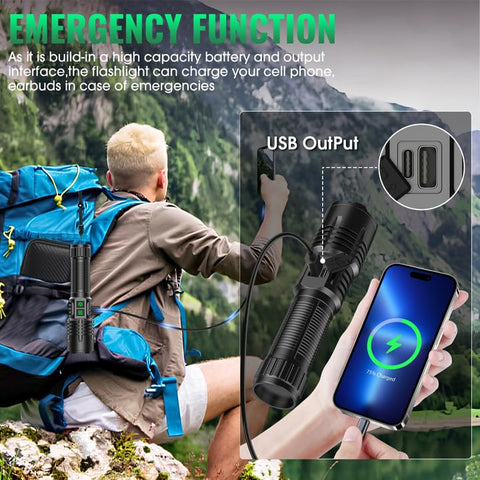 AdamStar 5000mAh rechargeable battery powers long use