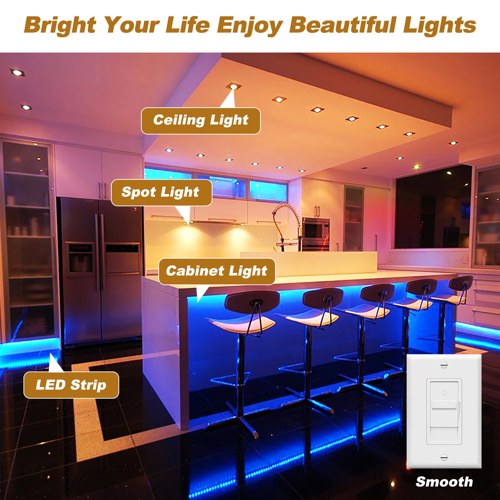 Adapter-Universe 24V dimmable LED driver compact size ideal for integrated lighting
