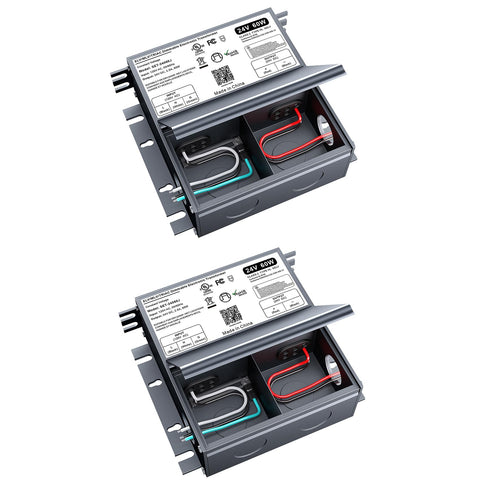 Adapter-Universe 24V dimmable LED driver front view for easy dimming