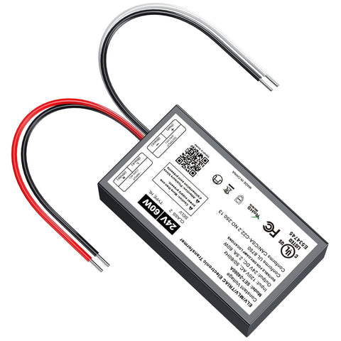Adapter-Universe 24V dimmable LED driver front view showcases compact design and compatibility