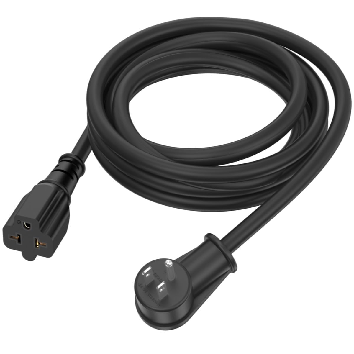 ADCAUDX 10ft right-angle plug showing space-saving design for tight setups