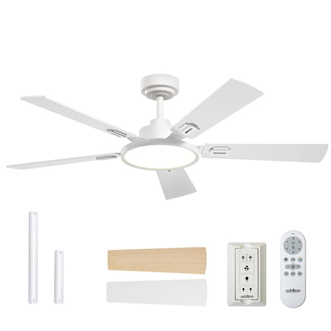 Addlon 52-inch ceiling fan with light remote for easy room control.