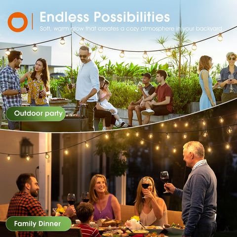 Addlon warm glow enhances patios and gardens for evenings