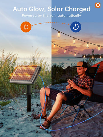 Addlon solar and USB dual charging supports outdoor gatherings in any season.