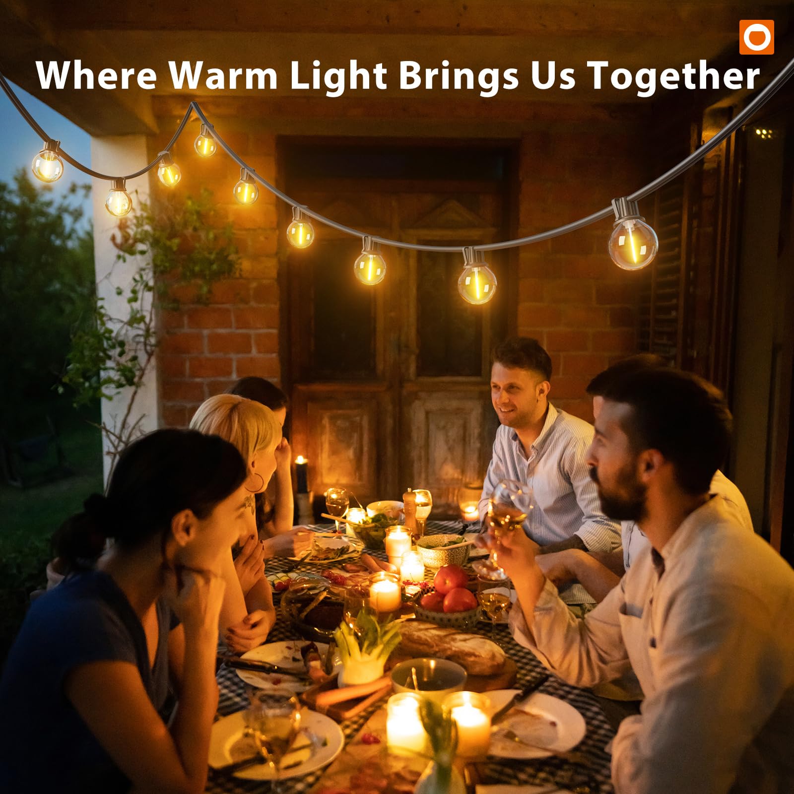 Addlon connectable up to 200ft for scalable backyard lighting.
