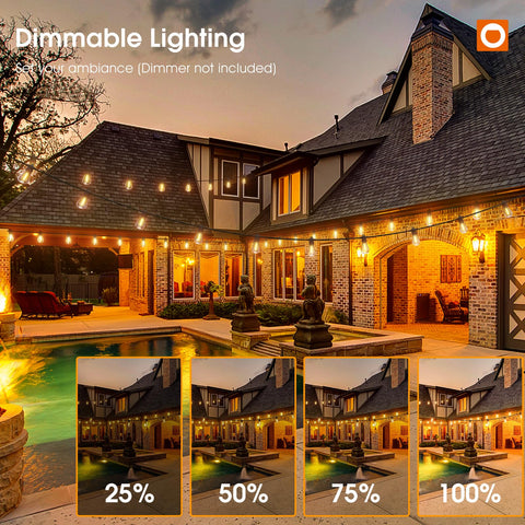 addlon dimmer-compatible design offers flexible mood lighting options.