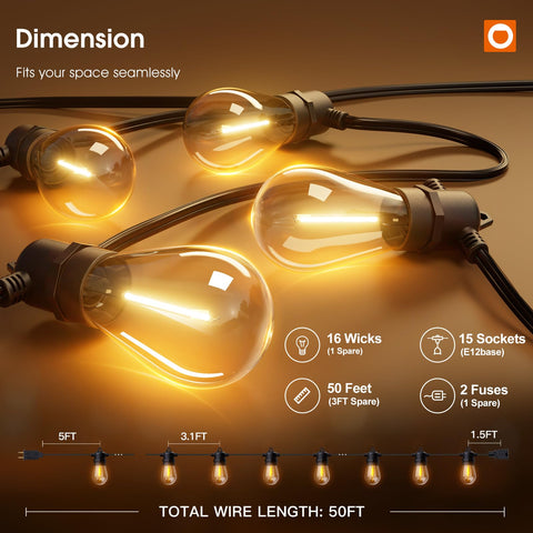 Energy-saving LEDs reduce electricity use while keeping warm inviting brightness