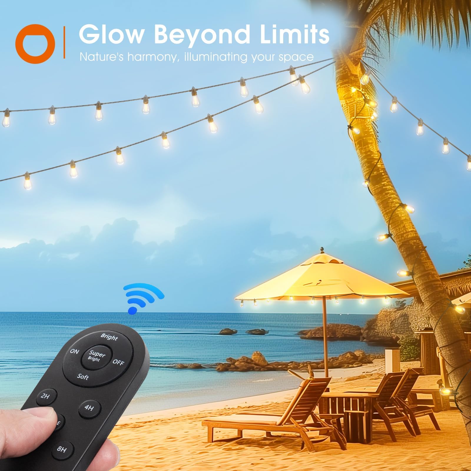 addlon energy-saving solar-powered lighting reduces power use while brightening evenings.