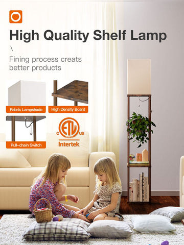 Addlon lampshade provides soft light for cozy evenings