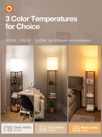 Addlon lamp with 3CCT LED bulb for adjustable ambient lighting