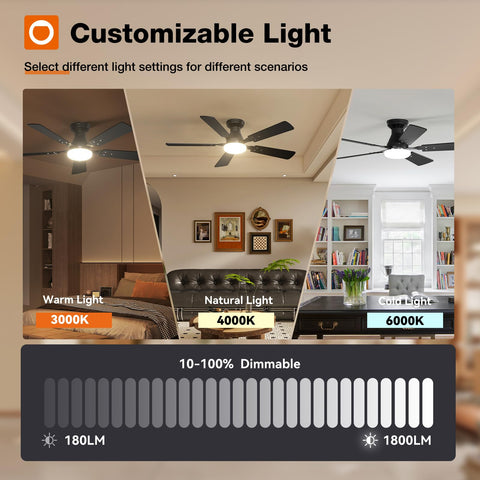 addlon indoor/outdoor ceiling fan suitable for living spaces and sheltered patios