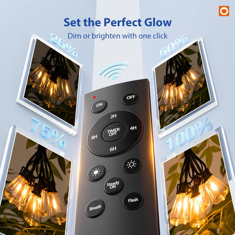 Addlon IP65 weatherproof bulbs withstand rain for year-round use.