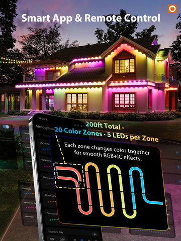 addlon outdoor LED lights brighten backyards with even glow and subtle ambiance.