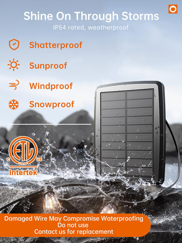 Addlon remote controlled outdoor lights with easy brightness and mode adjustments for cozy evenings.