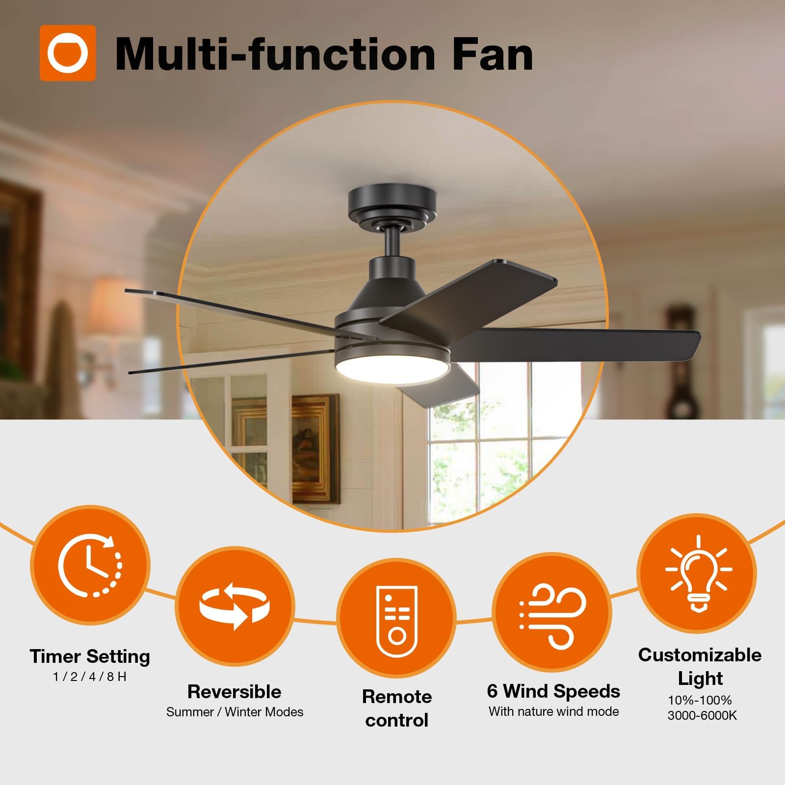 Addlon reversible DC motor enables seasonal air circulation