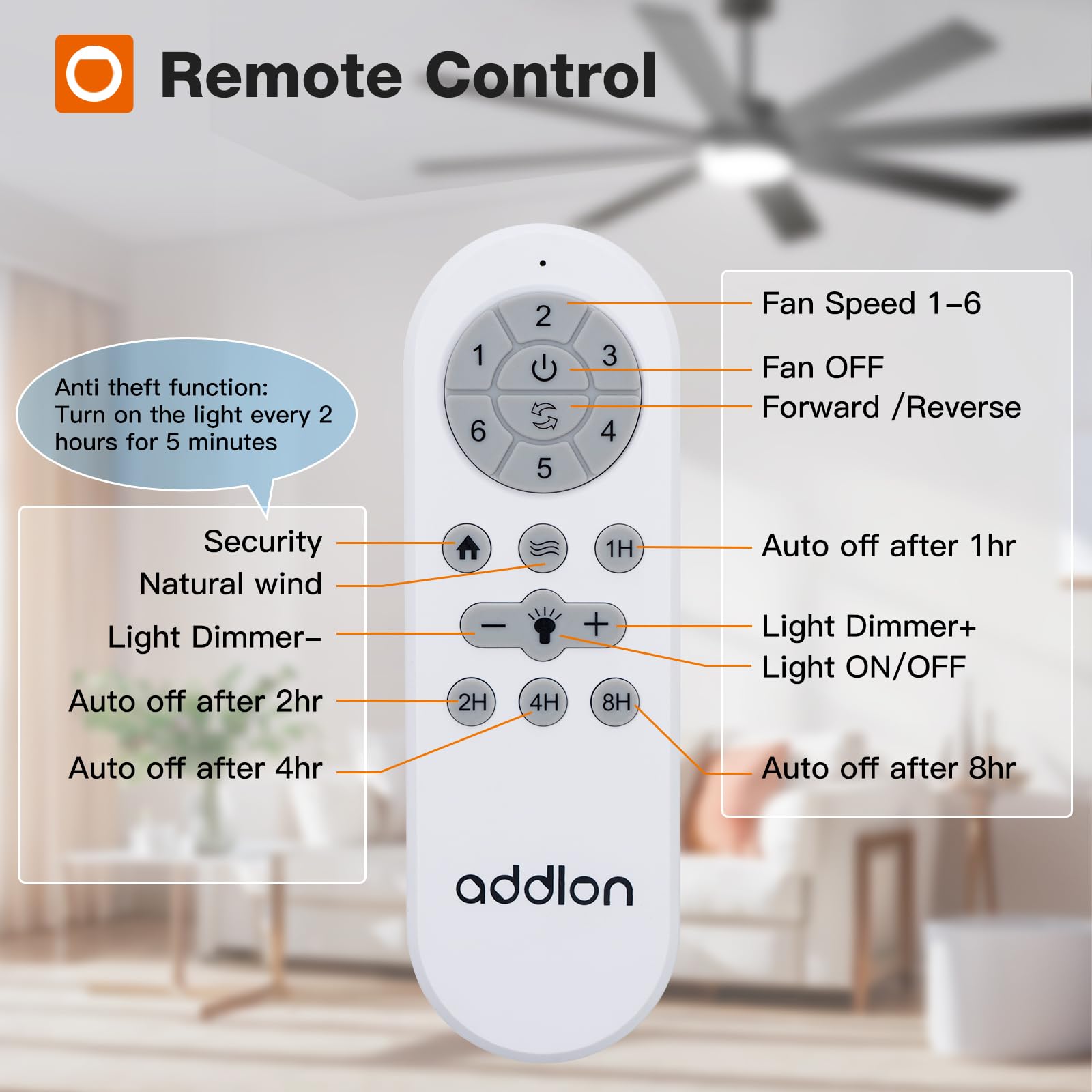 Addlon reversible DC motor for year-round comfort