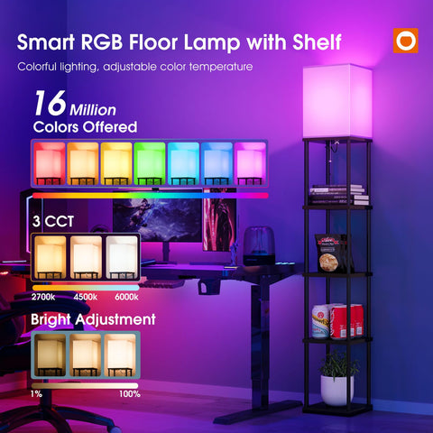 Addlon RGB smart bulb enabling mood lighting with 16 million colors.