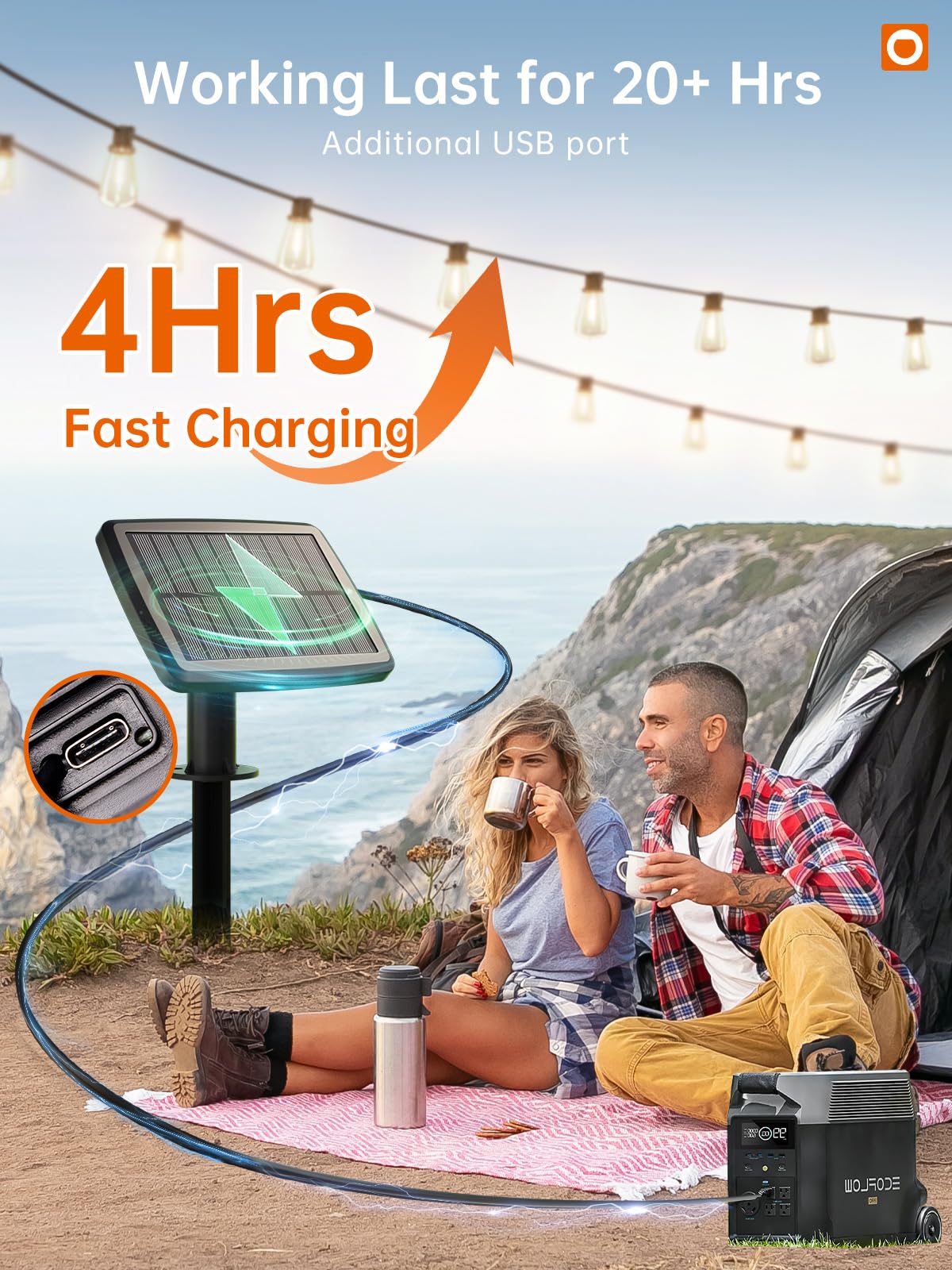 Addlon shatterproof Edison style bulbs resist impacts for reliable outdoor use.
