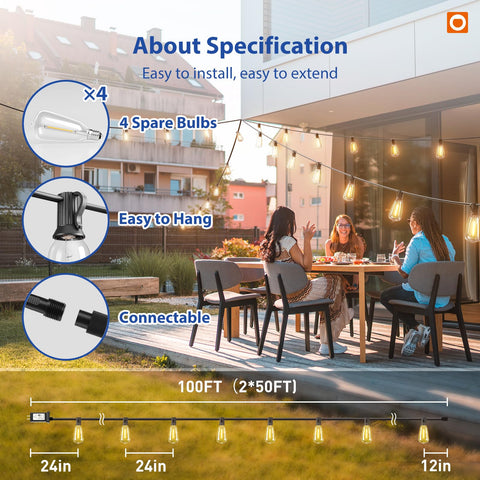 addlon shatterproof ST38 bulbs for safer outdoor lighting.