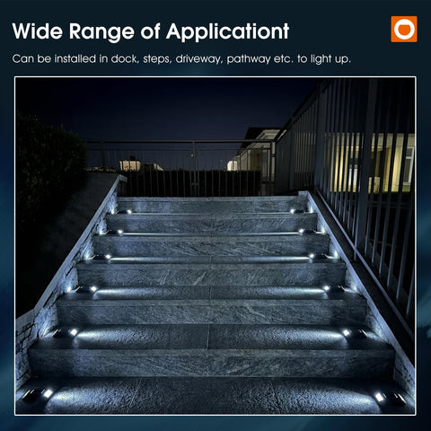Addlon durable dock lights elevate garden borders with weatherproof construction