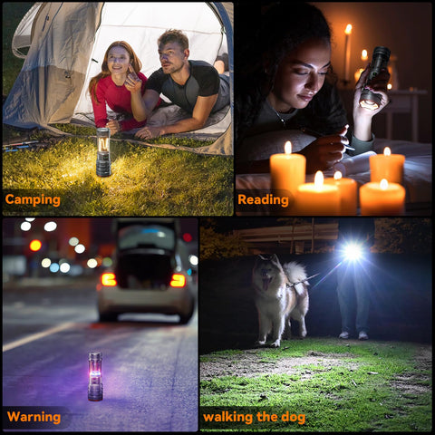 ADDplus flashlight car-charging port enables on-the-go power while traveling.