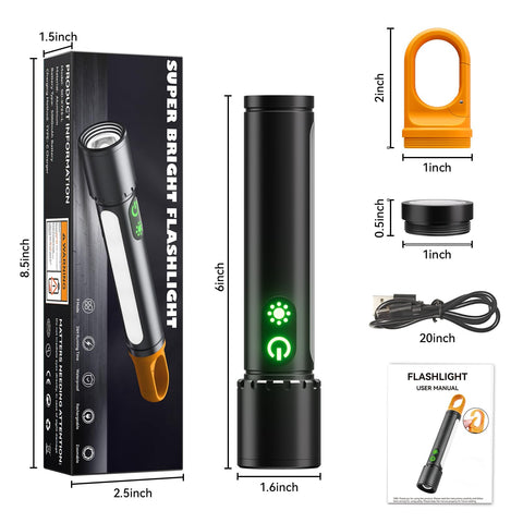 ADDplus flashlight with magnetic hook demonstrates versatile everyday carry
